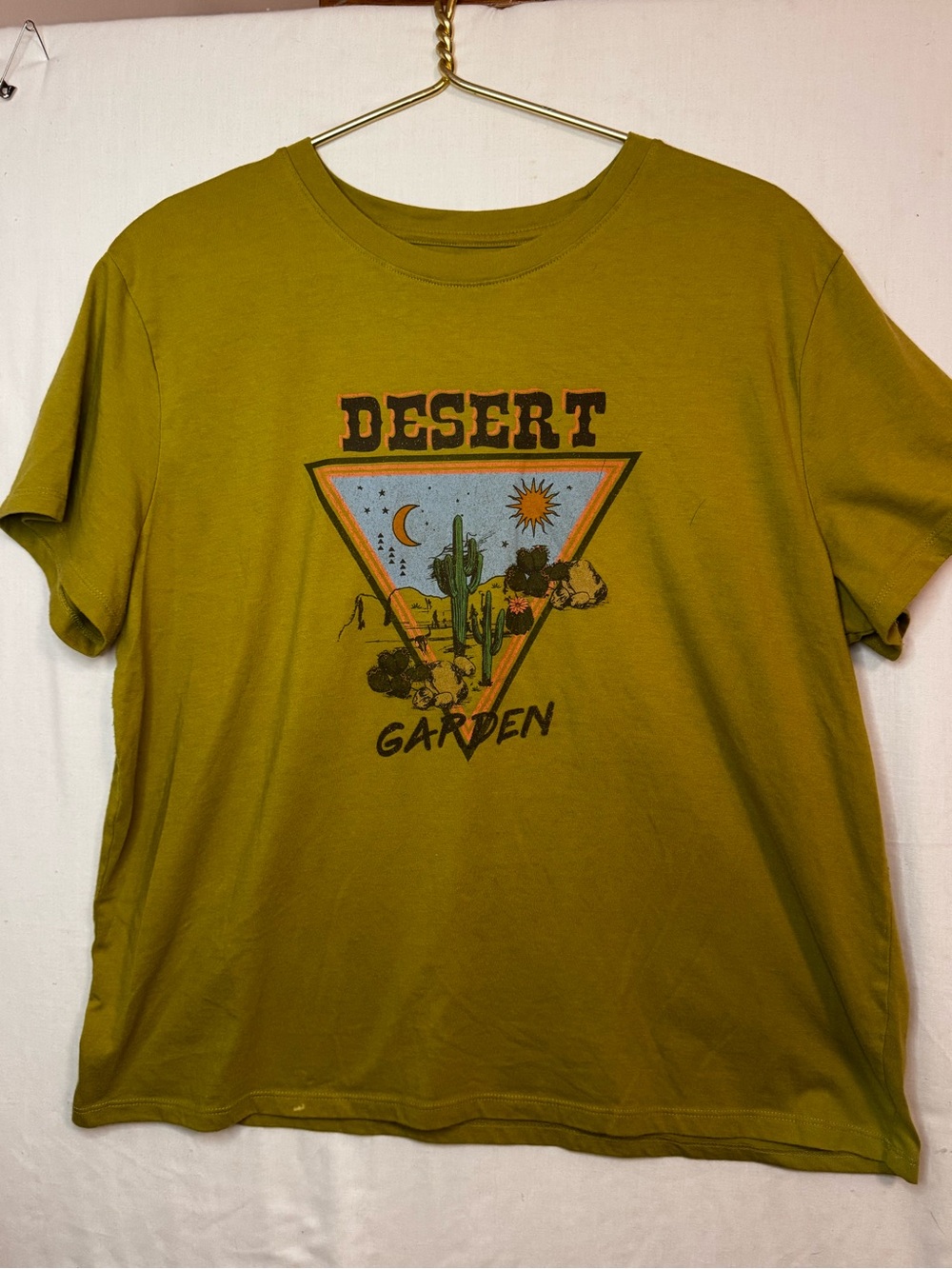 Sonoma Olive Green 'Desert Garden' Graphic Tee
